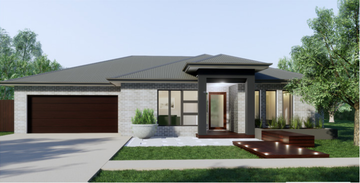 Modern Home with a Garage and Landscaped &mdash; Bundy Homes in Bundaberg North, QLD