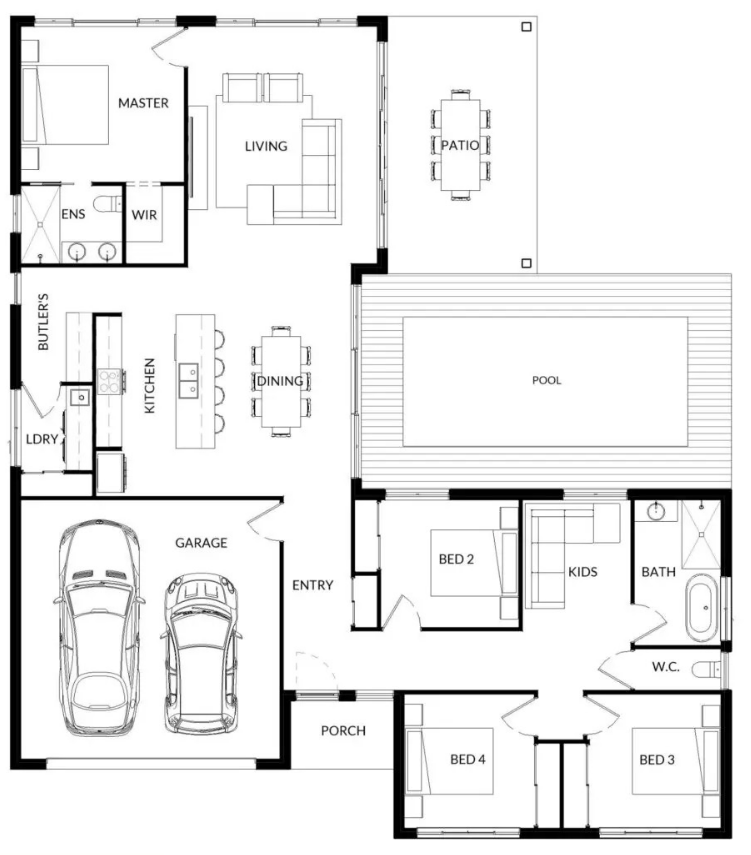 A Floor Plan For Ash 3 — Bundy Homes in Bundaberg North, QLD