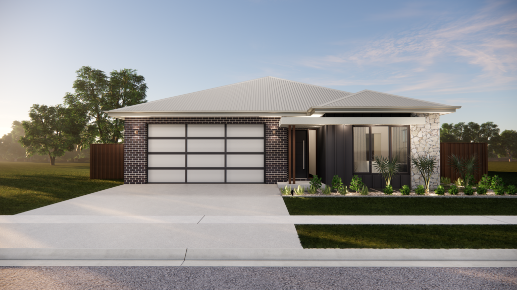 Contemporary Home with Large Windows and Double Garage &mdash; Bundy Homes in Bundaberg North, QLD