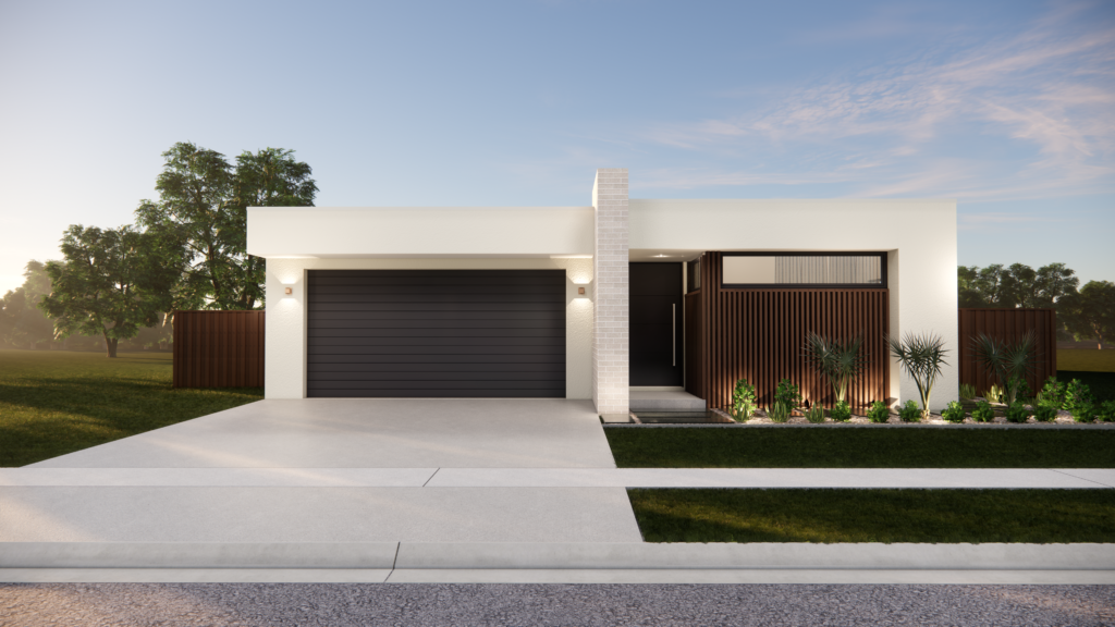 Contemporary Home with Clean Facade and Double Garage &mdash; Bundy Homes in Bundaberg North, QLD