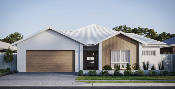 Modern Single-Storey Home with Double Garage and Dark Facade &mdash; Bundy Homes in Bundaberg North, QLD