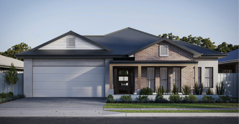 Duplex-Style Modern Home with Two Garages and Shared Driveway &mdash; Bundy Homes in Bundaberg North, QLD