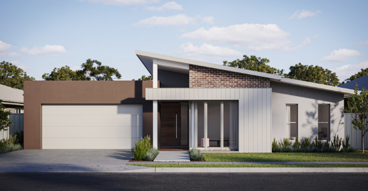 Contemporary White Home with Garage &mdash; Bundy Homes in Bundaberg North, QLD