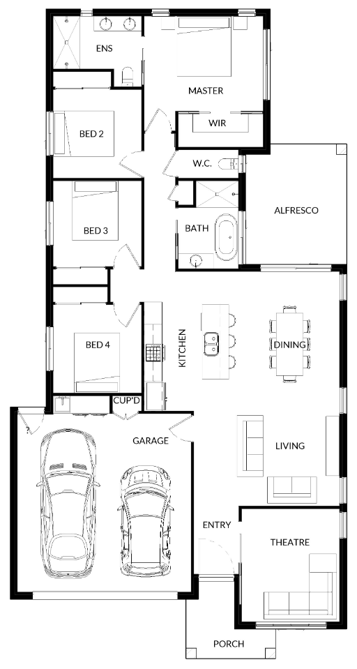 A Floor Plan For Hoop 3 — Bundy Homes in Bundaberg North, QLD