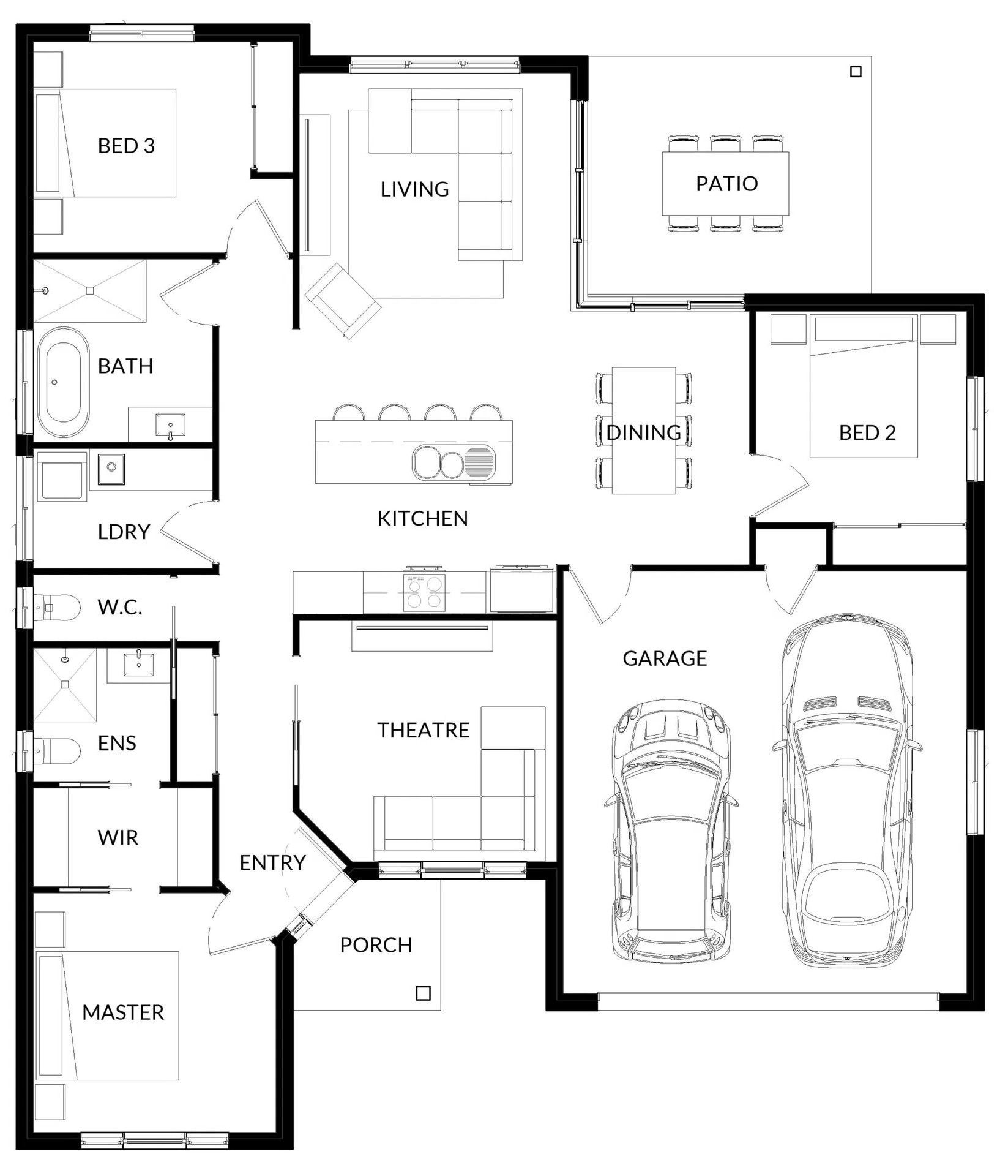 A Floor Plan For Guava 1 — Bundy Homes in Bundaberg North, QLD