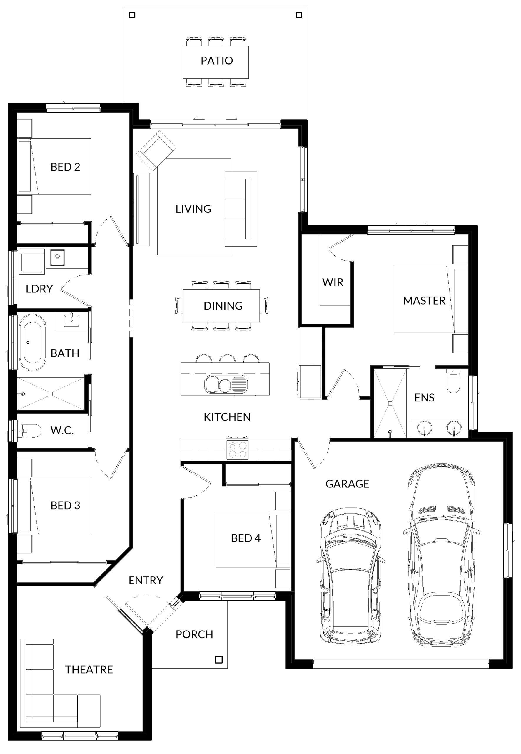 A Floor Plan For Guava 2 — Bundy Homes in Bundaberg North, QLD
