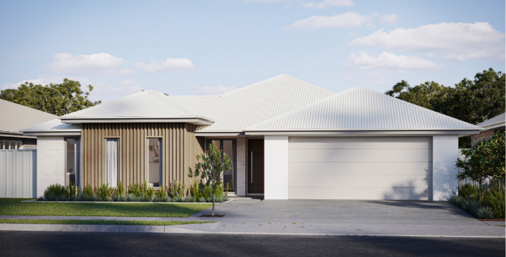 Modern Home with Central Entry and Double Garage &mdash; Bundy Homes in Bundaberg North, QLD