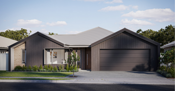 Contemporary Home with Dark Exterior and Double Garage &mdash; Bundy Homes in Bundaberg North, QLD