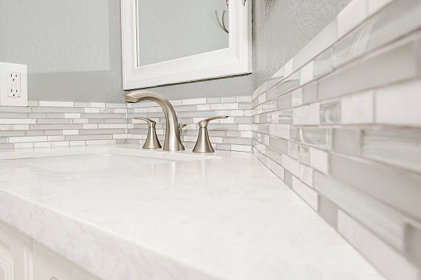 Newly Remodeled Bathroom Faucet and Counter — Lexington, KY — TurnAround Dezigns