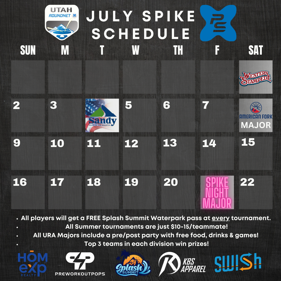 July Spike Schedule