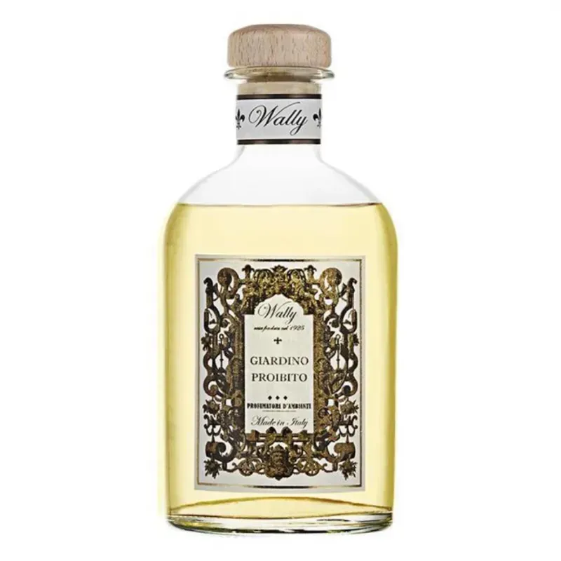 Flacone di profumo Wally con etichetta