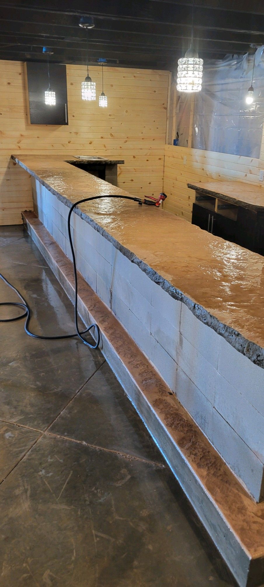 Concrete countertop