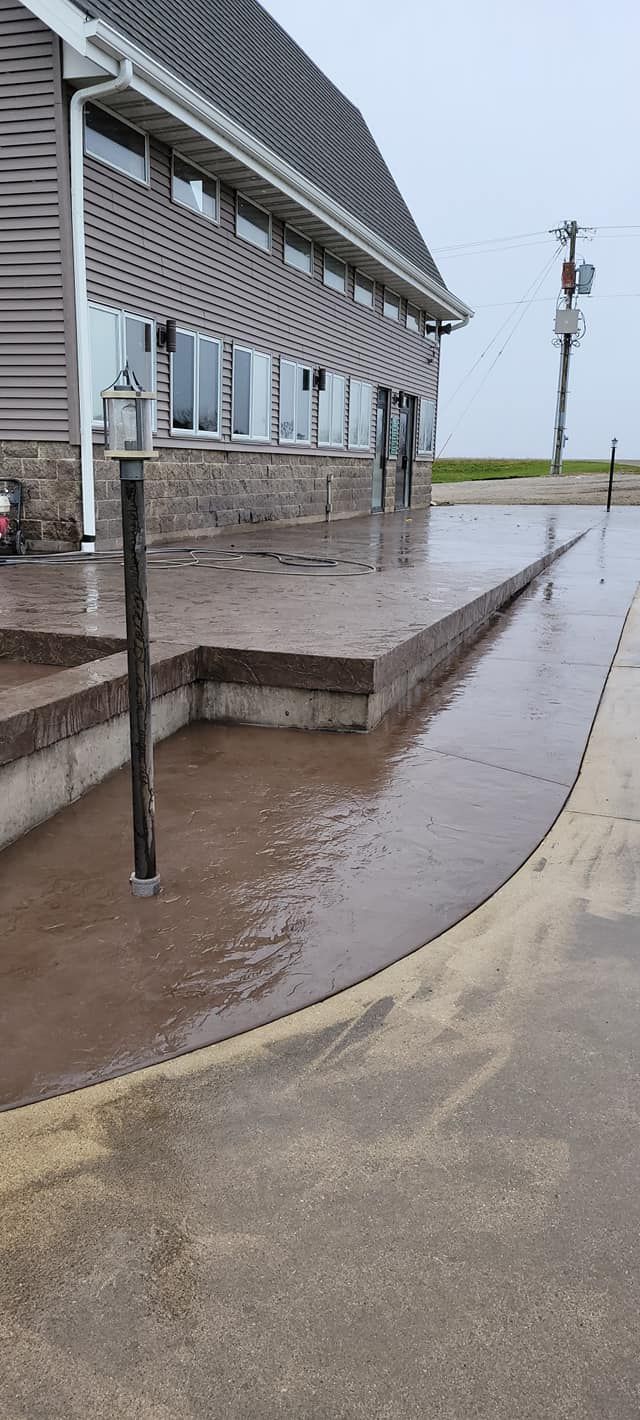 commercial concrete project