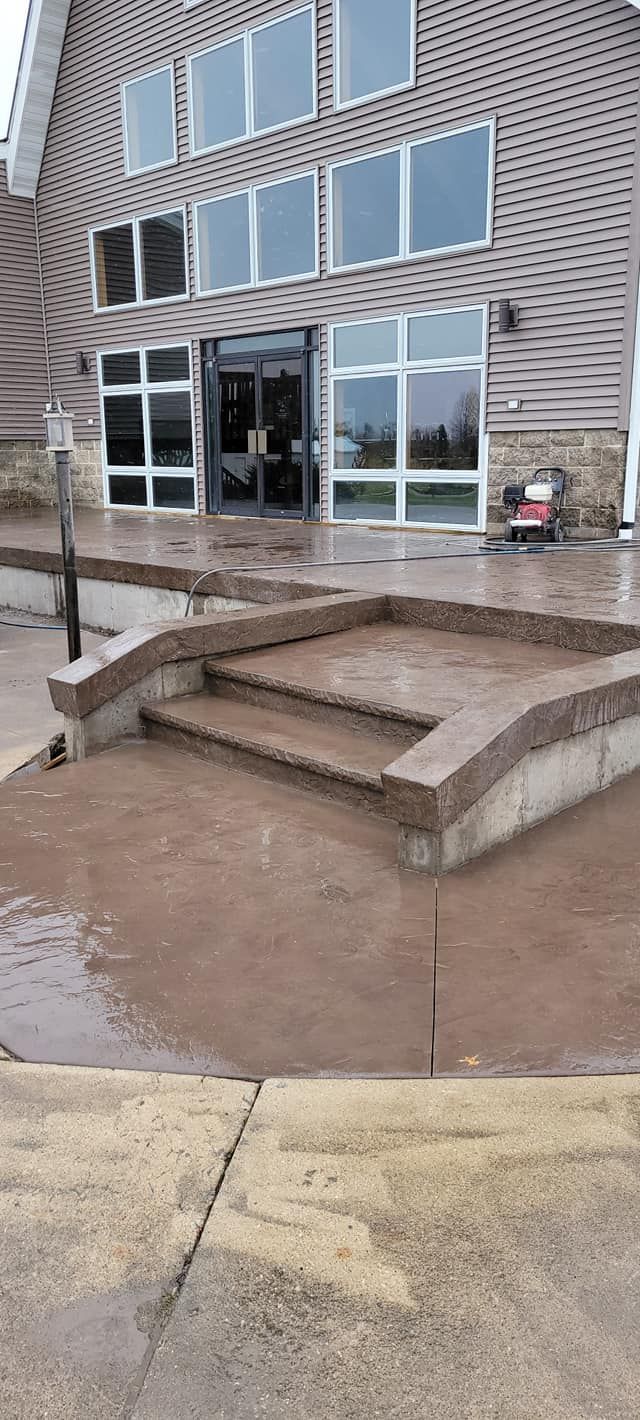 commercial concrete project