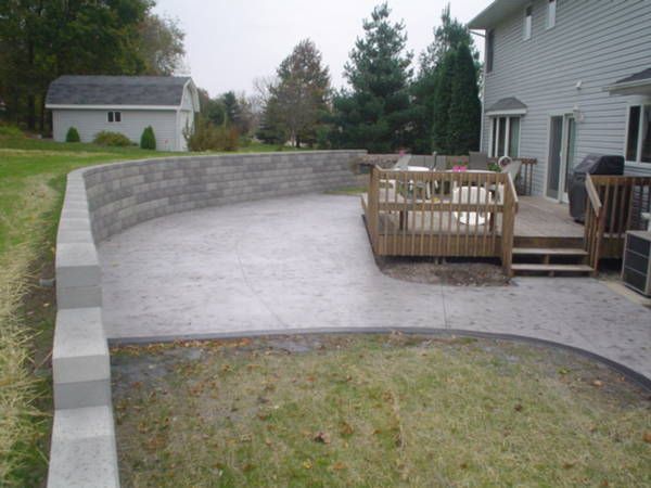 Concrete patios