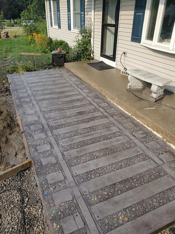stamped concrete
