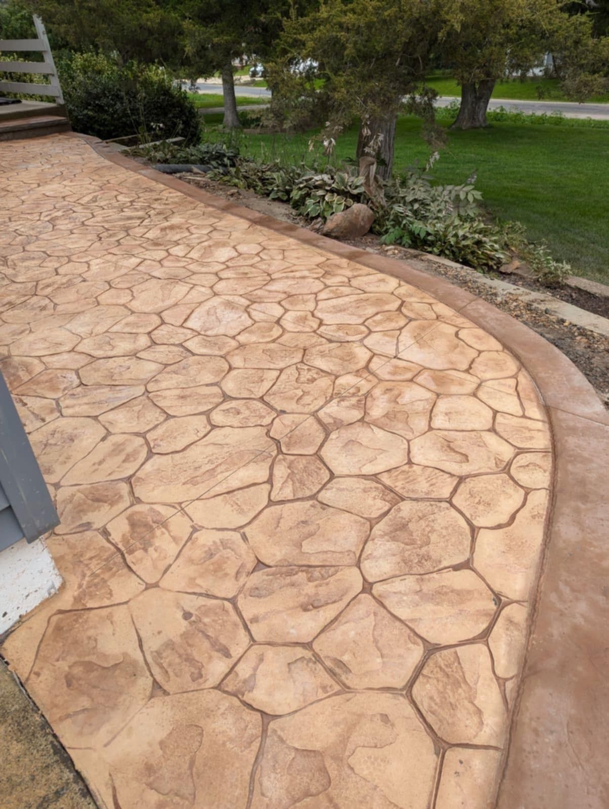 decorative concrete patio
