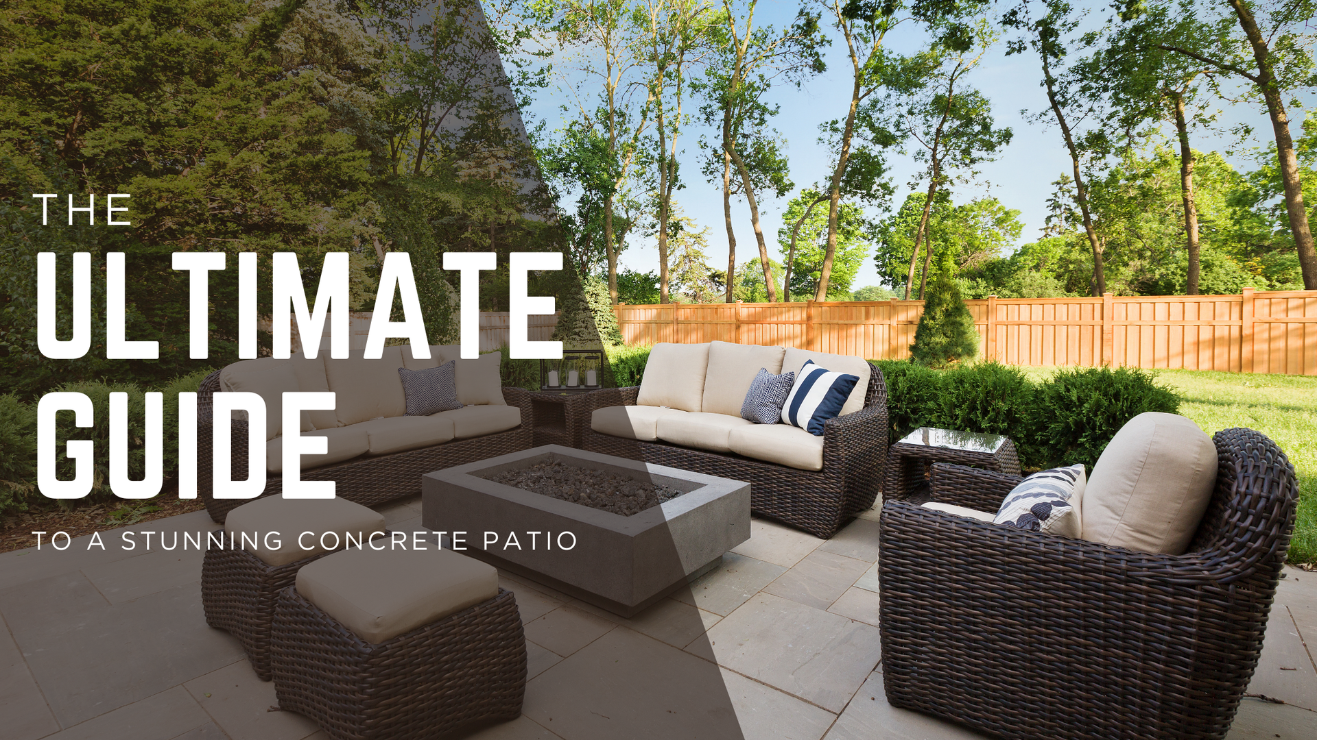 concrete patio design