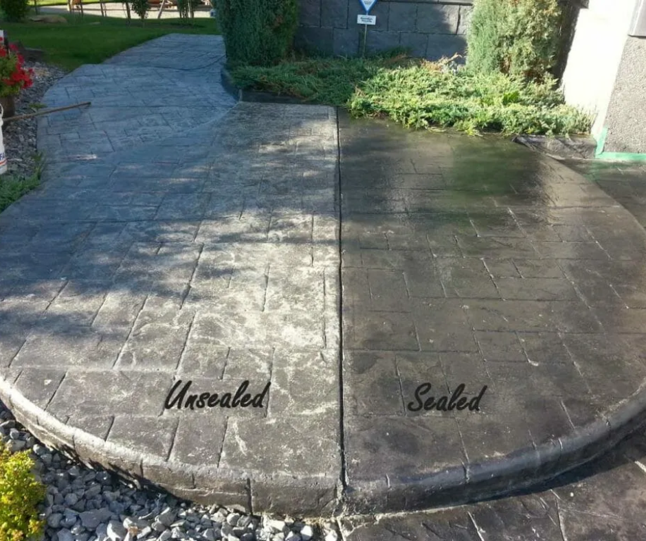 sealed vs unsealed concrete