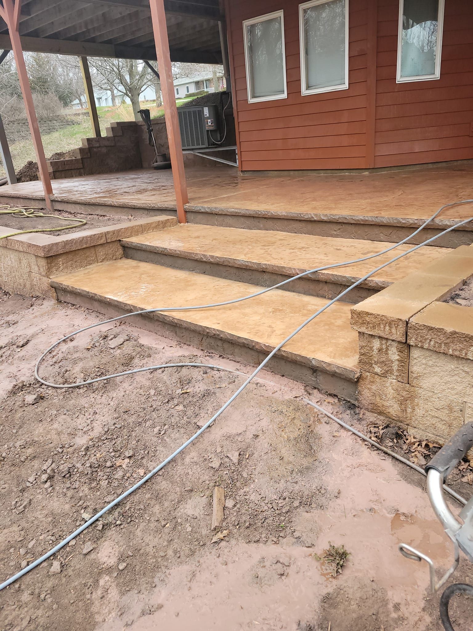 concrete patio