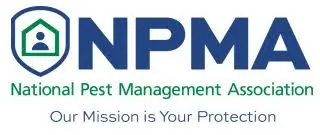 Le logo de l'association nationale de gestion des nuisibles dit « notre mission est votre protection ».