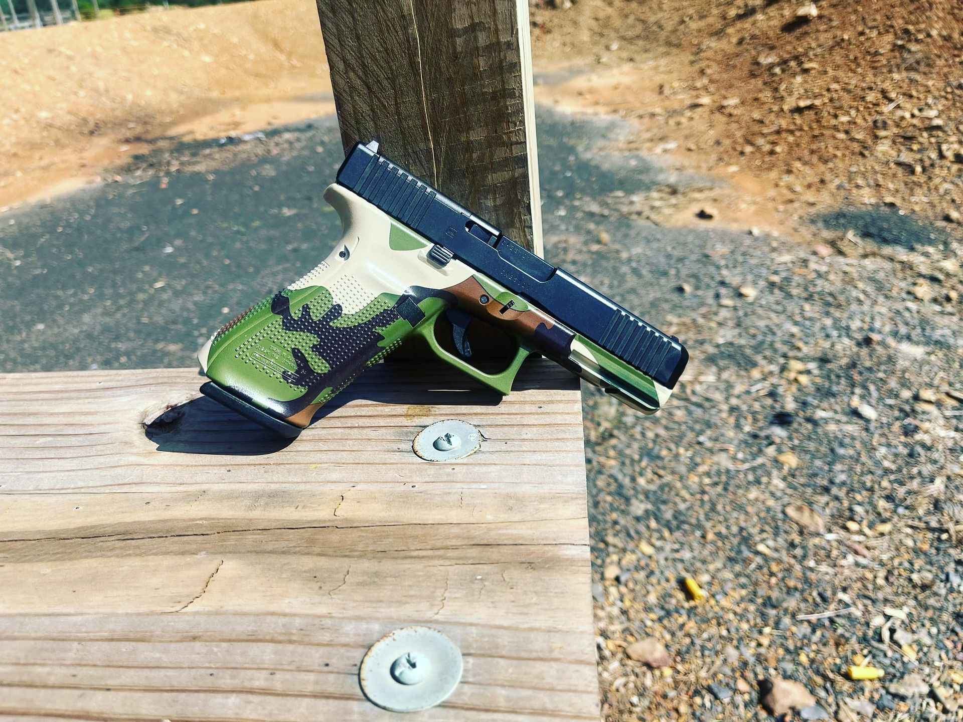 M81 Woodland Camo Hydro dripping Gun 3H Tactical and Gunsmithing