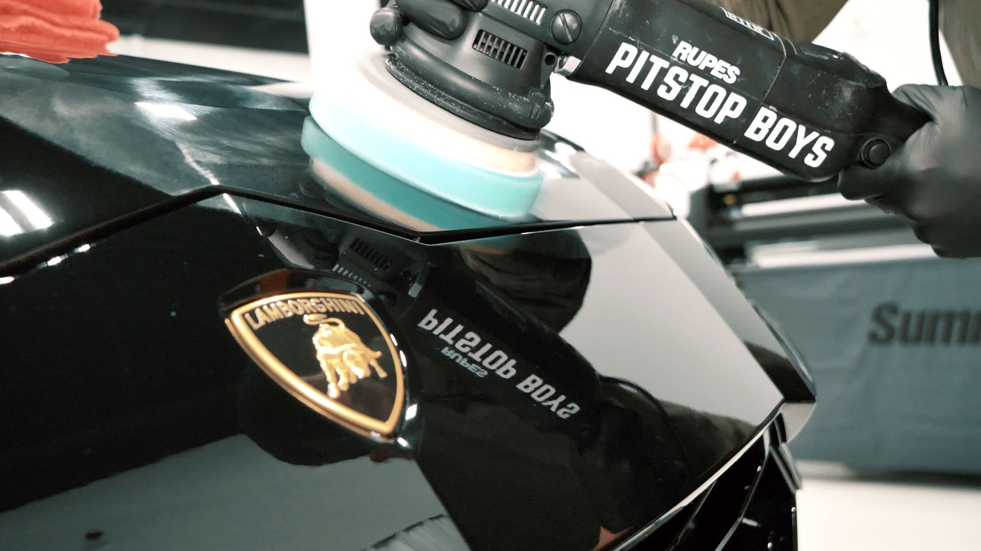 Water beading on ceramic coated vehicle