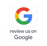 A google logo that says review us on google