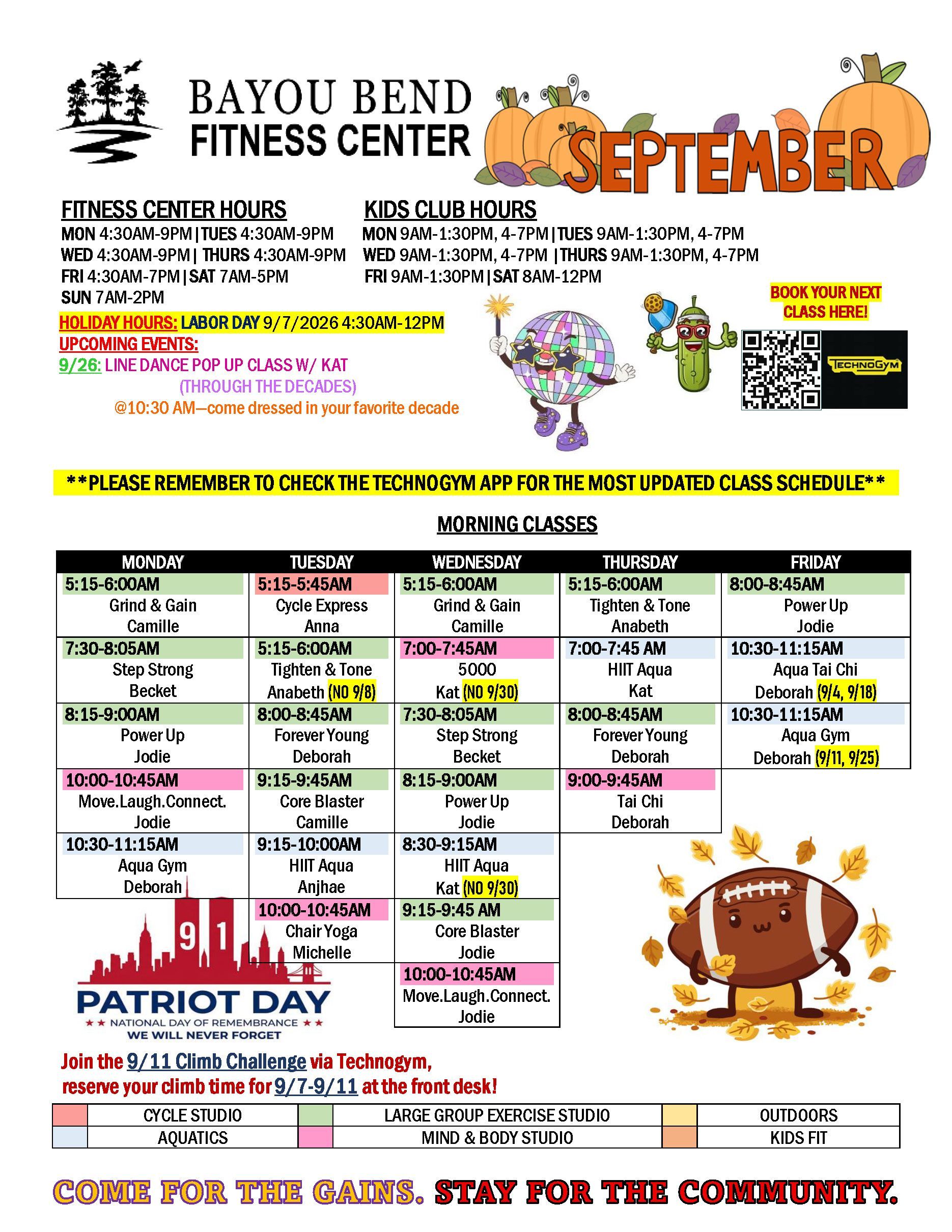 Fitness Programs/Classes | Bayou Bend Health Clinics