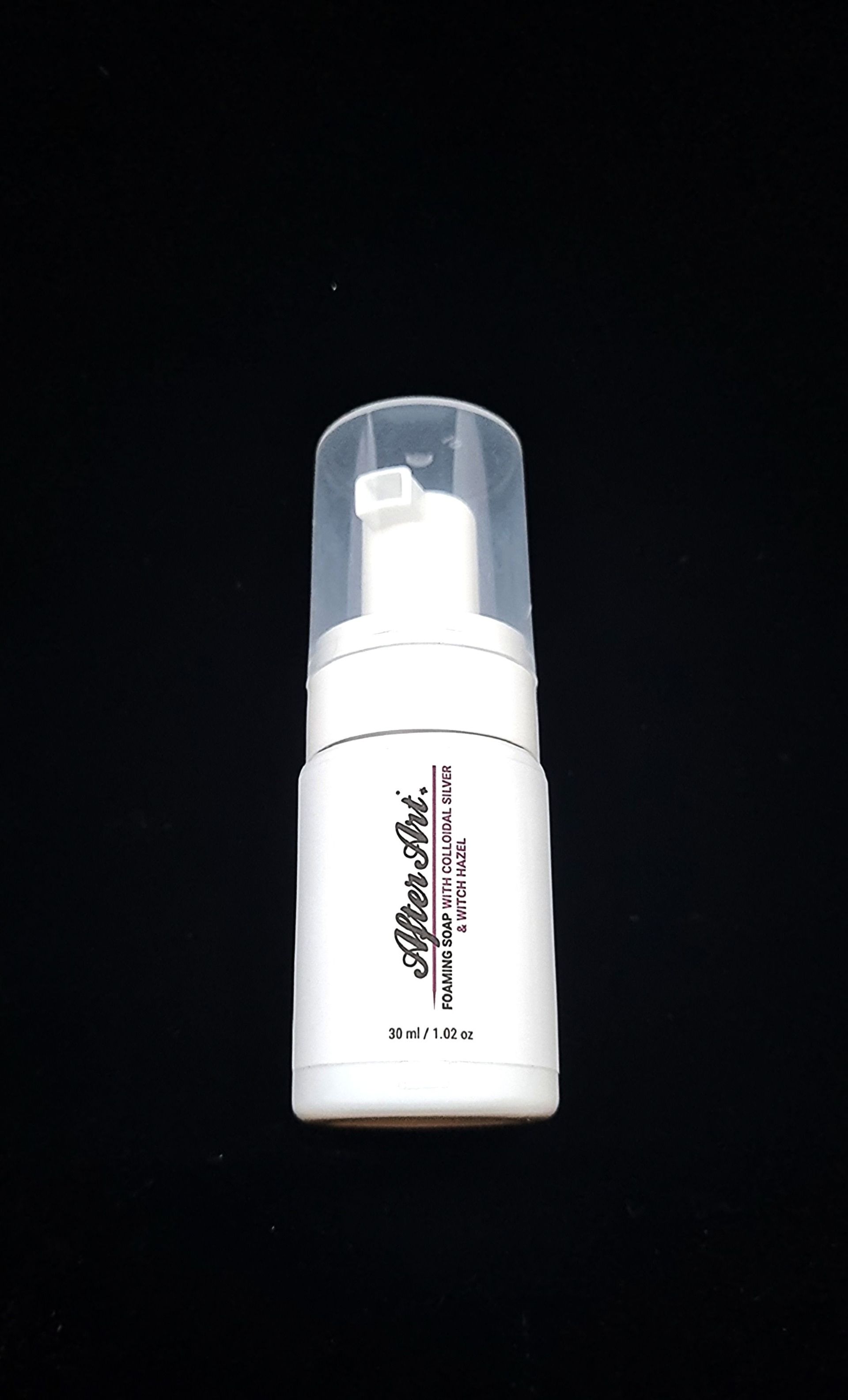 AfterArt Foaming Soap Pump with Colloidal Silver & Witch Hazel 30ml