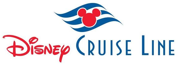 Disney Cruise Line logo with red Disney script, blue Cruise Line text, and a red-and-blue Mickey icon.