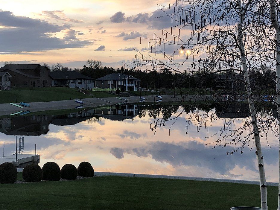 Southbay community at dusk