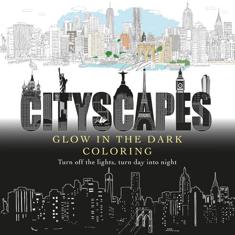 cityscapes glow in the dark coloring turn off the lights turn day into night