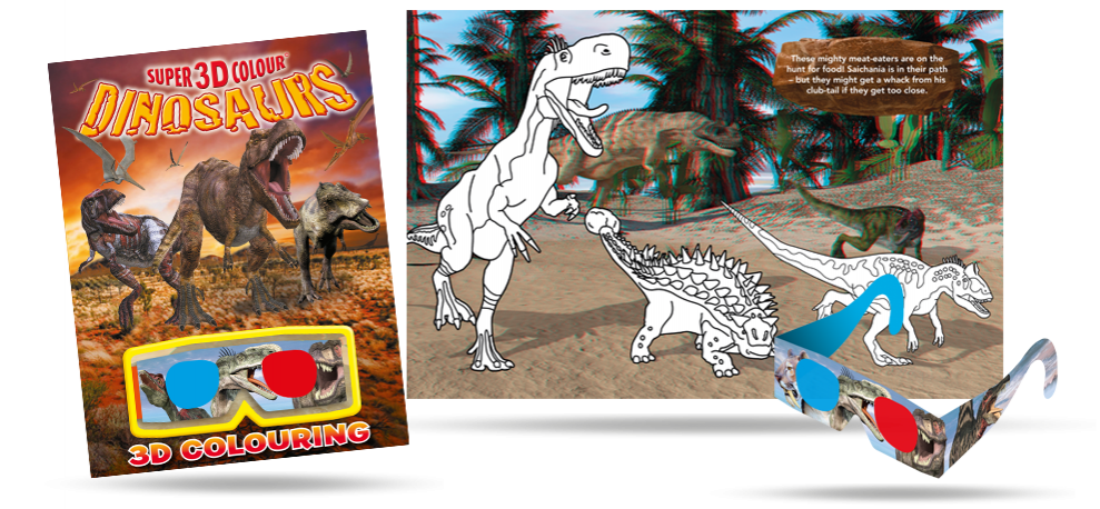Dinosaur Colouring in 3D