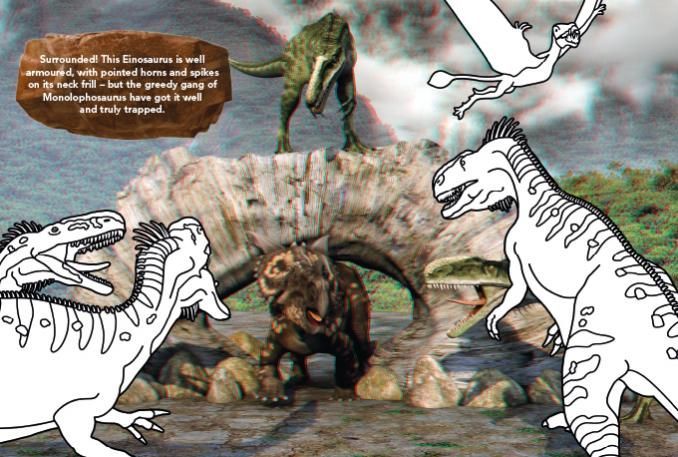 Dinosaur Colouring in 3D