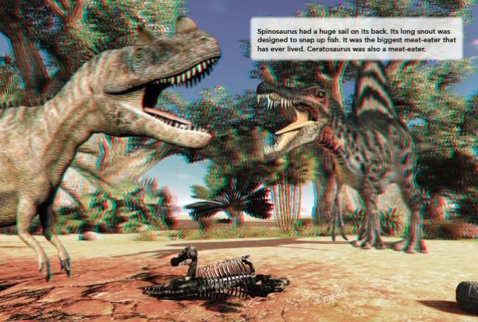 Dinosaur Sticker Scene