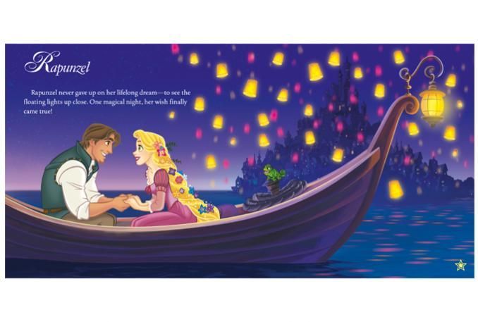Disney Princess - Glow in the Dark Story Book with Stickers