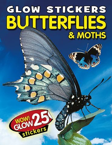glow in the dark stickers of butterflies and moths