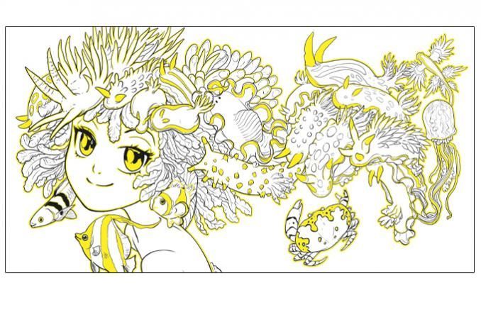 Manga - with glow in the dark pages