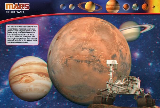 Space Mission Sticker Scene