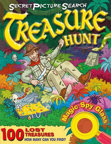 secret picture search treasure hunt 100 lost treasures how many can you find ?