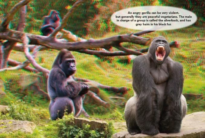 Wild Animals Sticker Scene