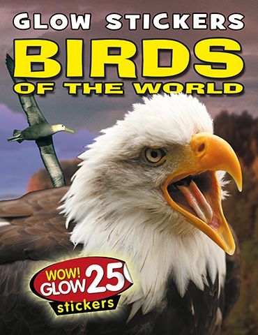 glow in the dark stickers of birds of the world