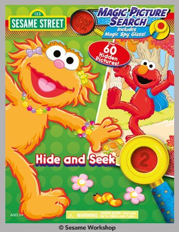 sesame street magic picture search hide and seek book