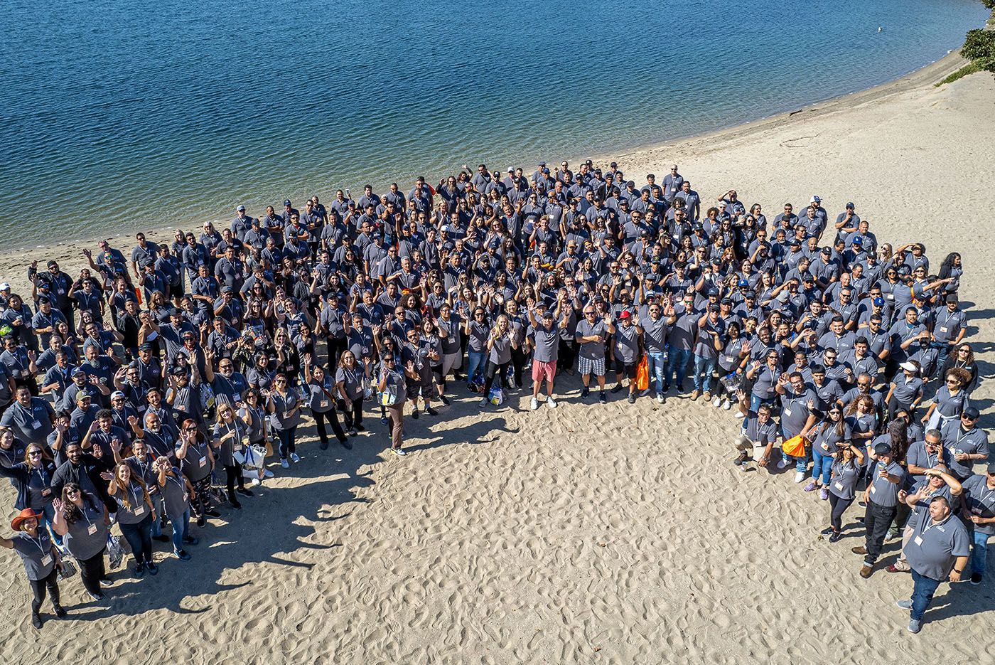 AMC Employees at Newport beach gather for group photograph