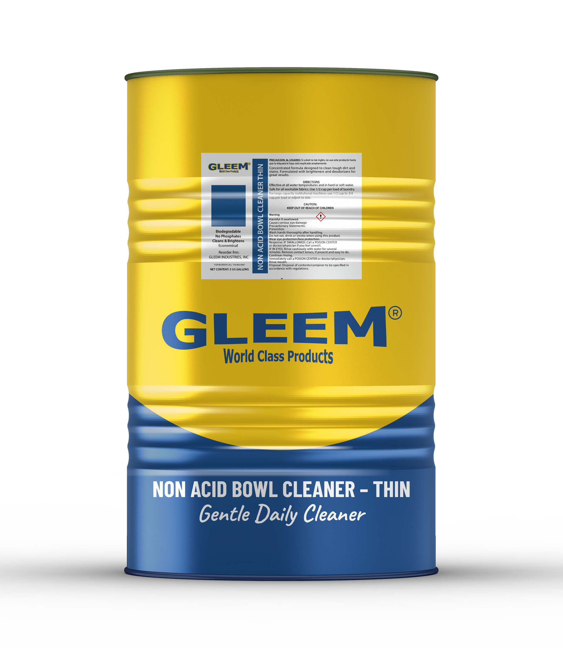 Non Acid Bowl Cleaner thin