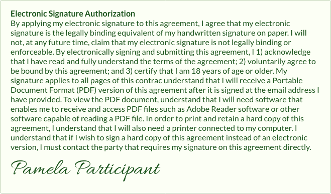 Applies Signature