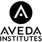 A black and white logo for aveda institute