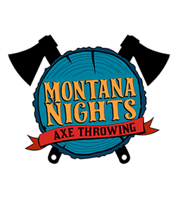Montana Nights Axe Throwing logo