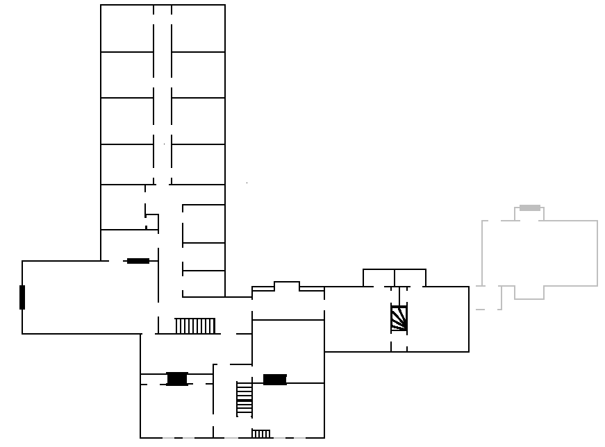 Second Floor Dining Map